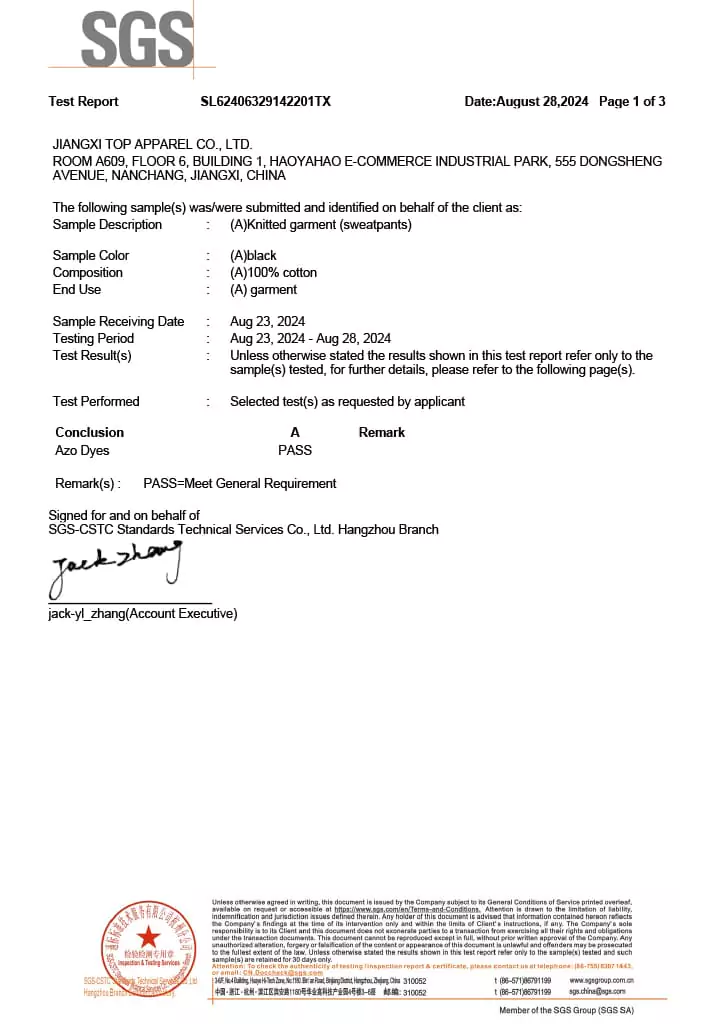 clothing certification 2