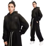 crop boxy women hoodie