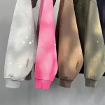 distressing cotton hoodies