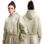 heavyweight crop hoodie boxy