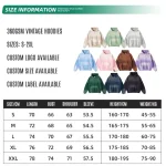 oversize hoodie size chart
