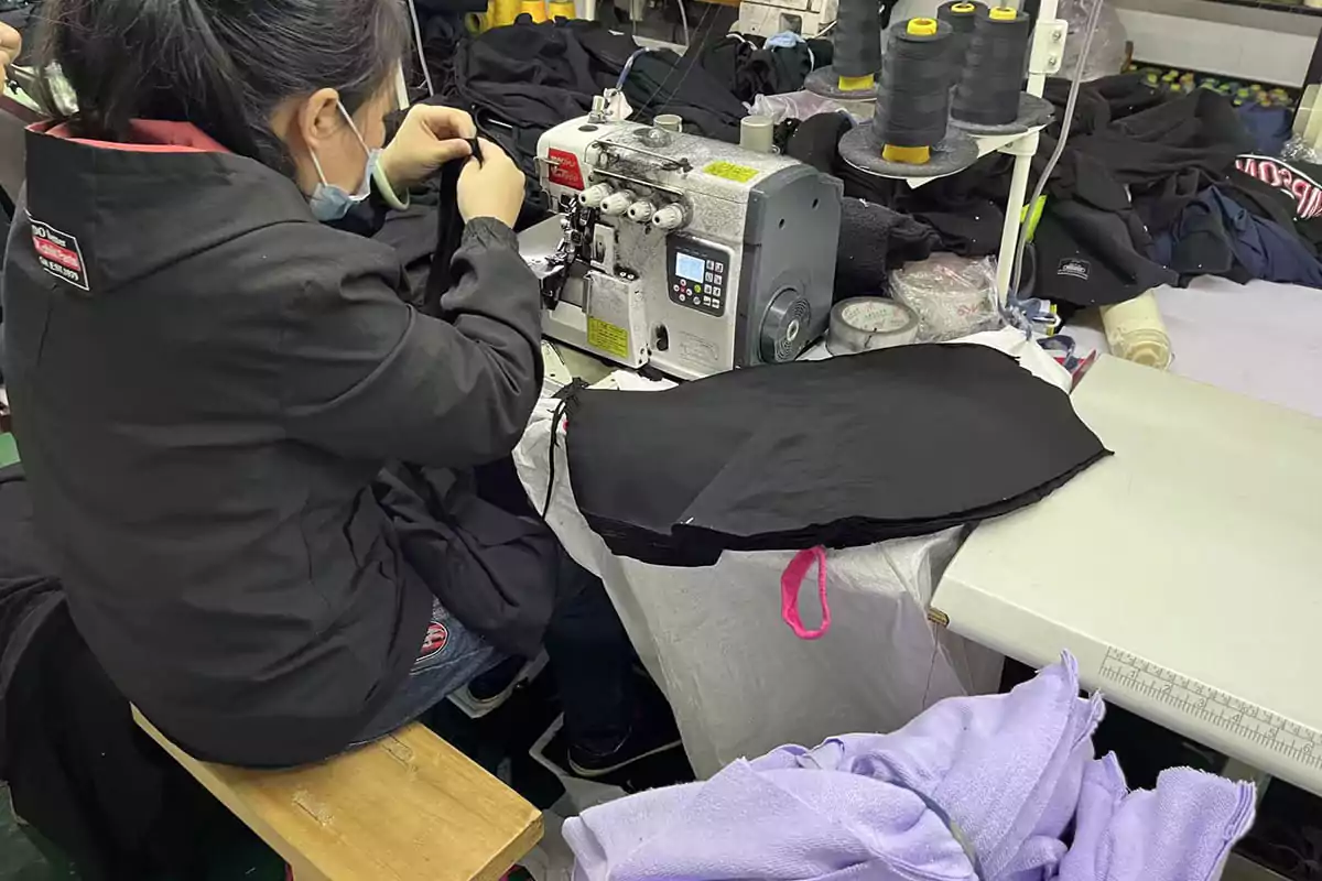 wholesale clothing manufacturer sewing