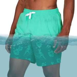 custom water reactive shorts