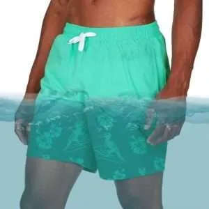 custom water reactive shorts
