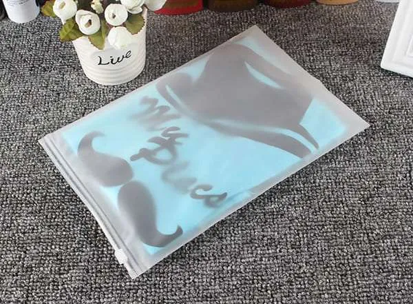 clothing sample in polybag