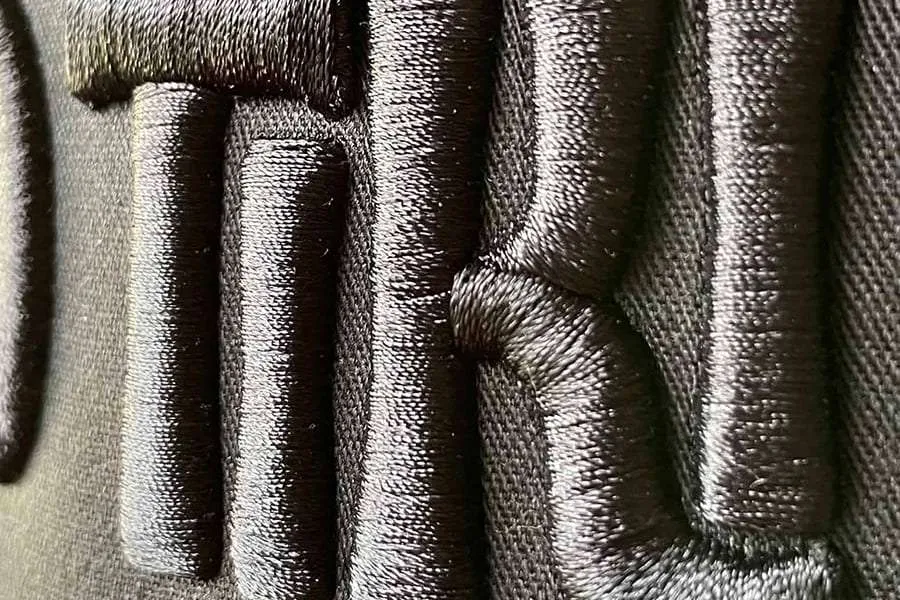 custom 3d puff embroidery