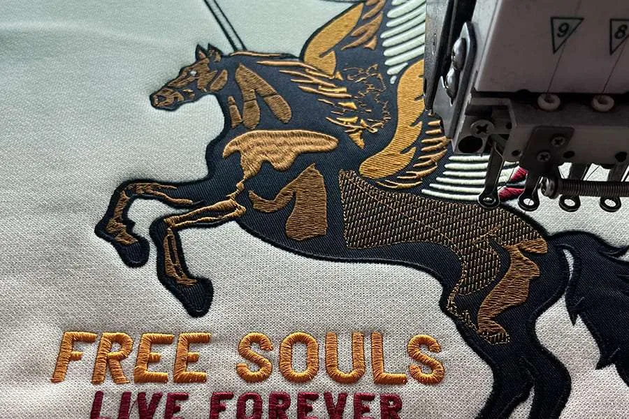 custom logo embroidery