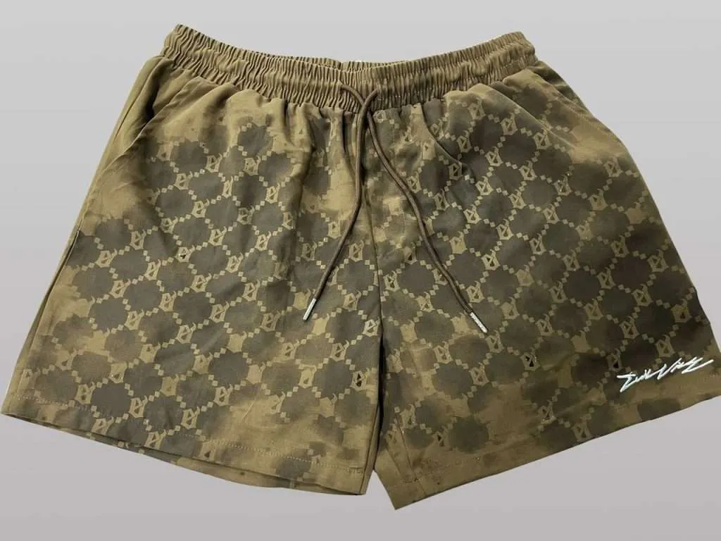 custom logo sweat activated swim trunks