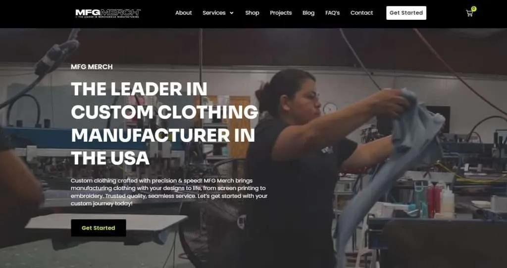 mfgmerch Custom Clothing supplier