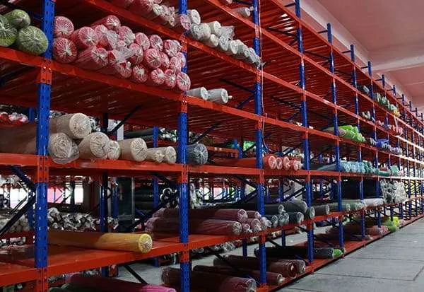 clothing suppliers prepare fabric