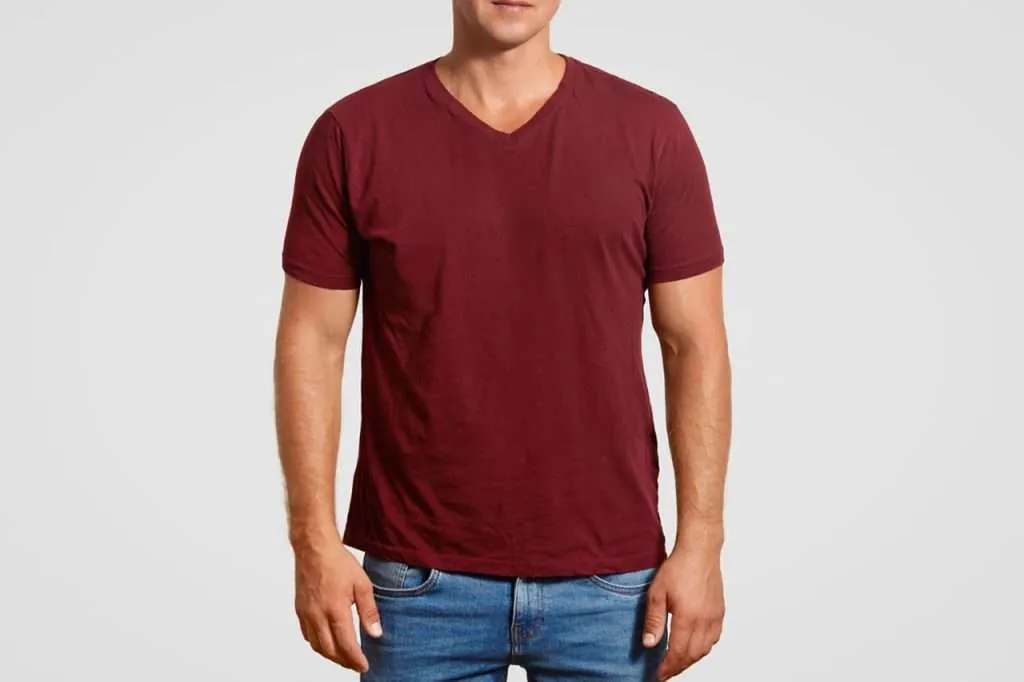 v neck t shirts