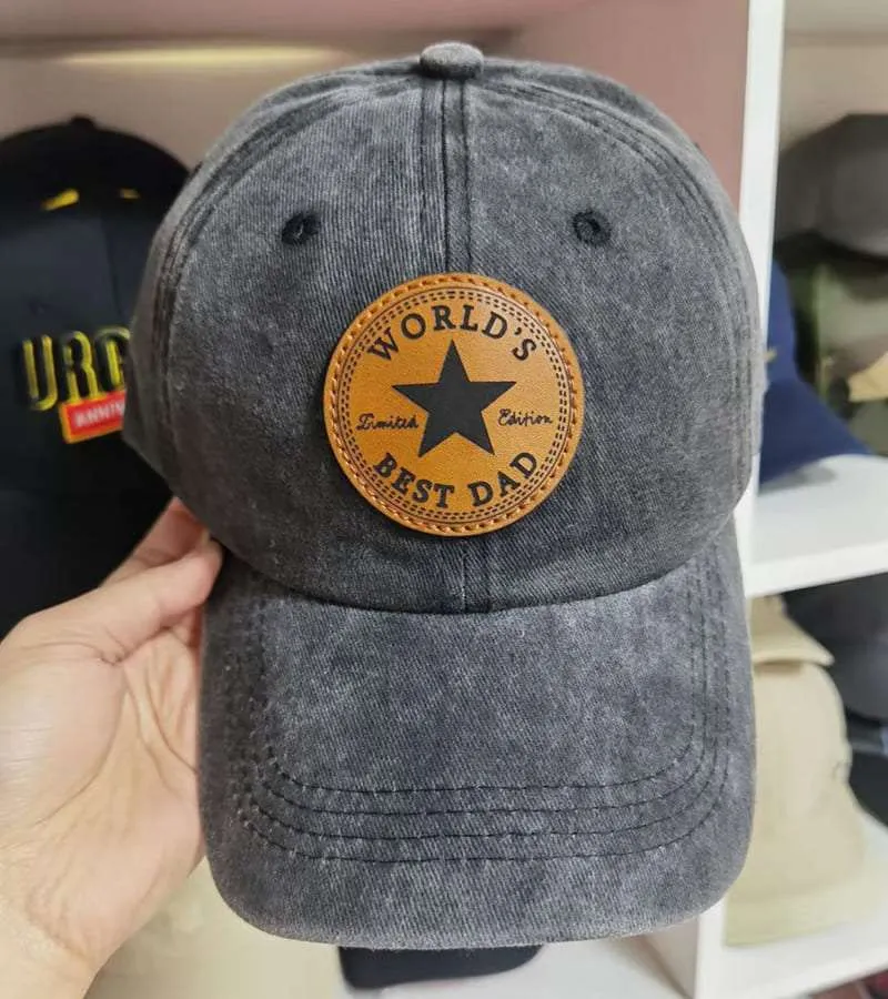Acid Wash Caps With Logo
