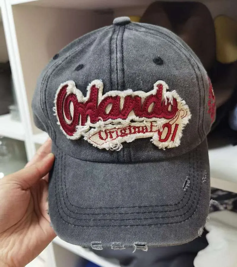 Embroidery Vintage Caps