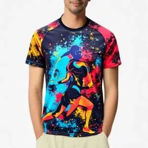 Full Printing Activewear Sports T Shirt