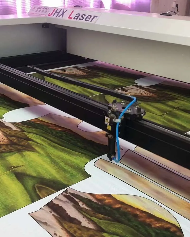 Activewear Manufacturer Laser Cutting Sublimaiton Print Fabric