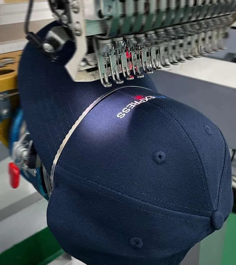 hat embroidery factory