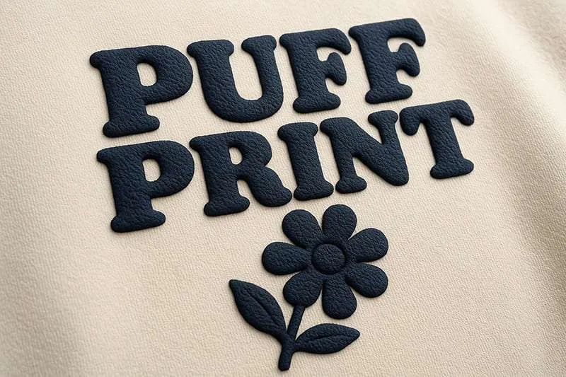 customized 3d puff printing