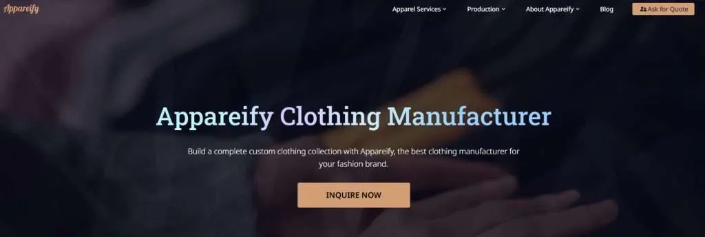 Appareify Custom Clothing Manufacturers
