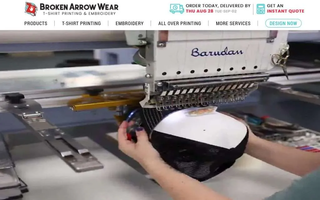 Broken Arrow Custom T Shirt Manufacturers