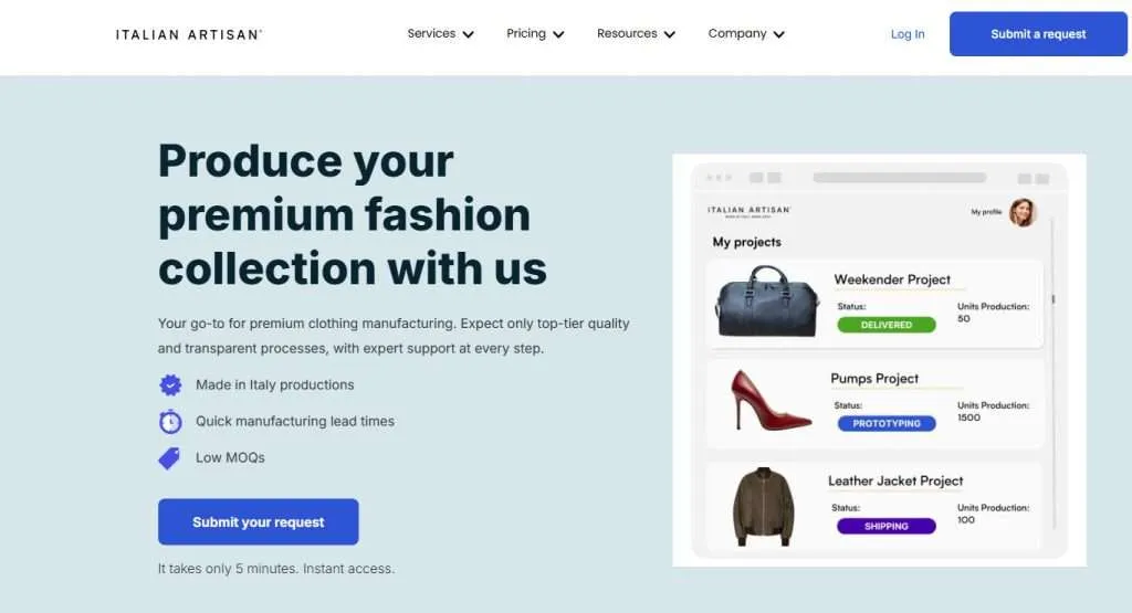 Italian Artisan Shirts Manufacturers