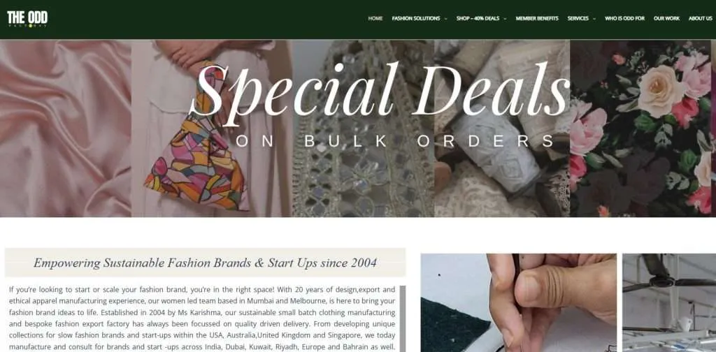 The Odd Factory Clothing Manufacturers