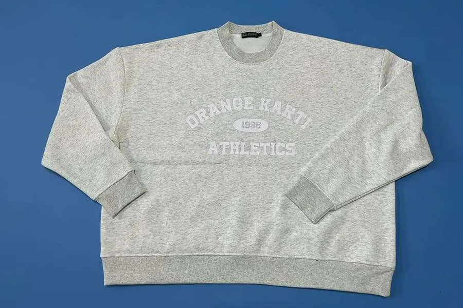 cotton fleece sweat shirt