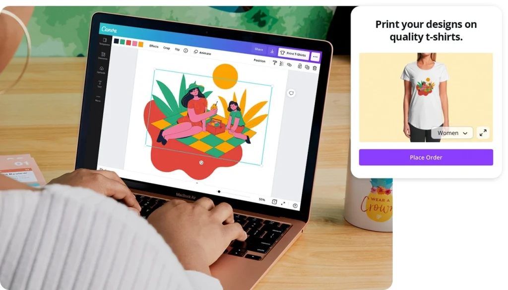 custom t shirt design website