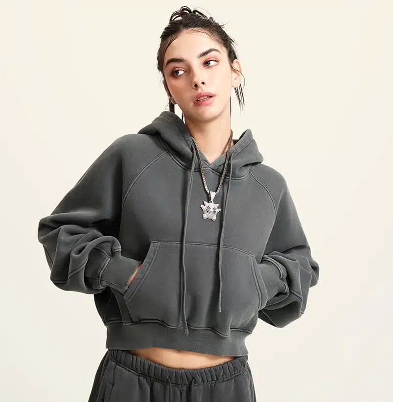 Women Cropped Hoodie