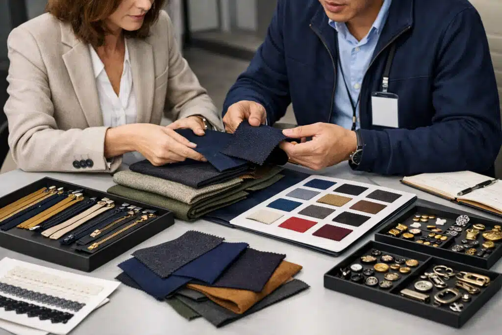 oem clothing manufacturer fabric selection